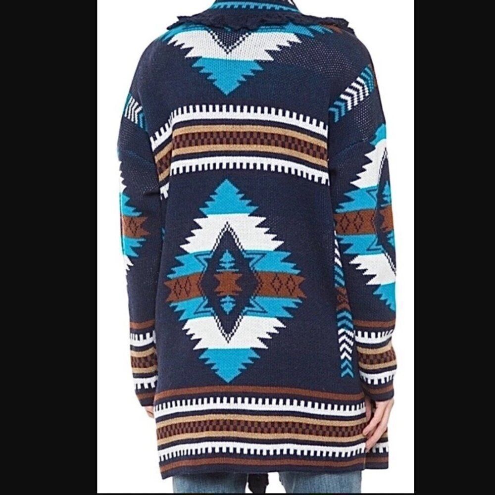 Cocogio Fringe Cardigan Sweater | Size S